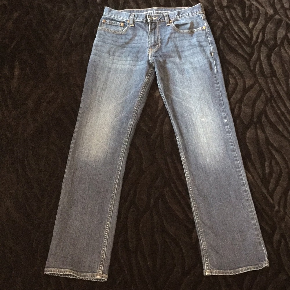 Old Navy Sz 30x32 straight leg md wash blue jeans